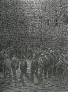 Gustave Doré, Newgate: The Exercise Yard, 1872