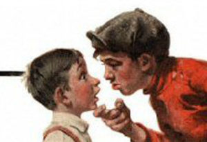 Norman Rockwell, Bully before, Bully after