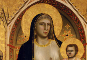 Giotto, Madonna di Ognissanti, particolare