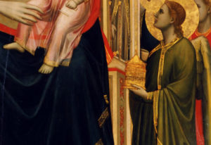 Giotto, Madonna di Ognissanti, particolare