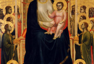 Giotto, Madonna di Ognissanti, particolare