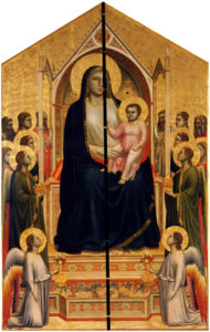 Giotto, Madonna di Ognissanti, particolare