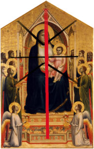 Giotto, Madonna di Ognissanti, particolare