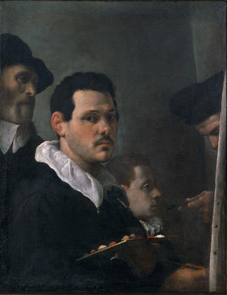 Autoritratto con altre figure di Annibale Carracci