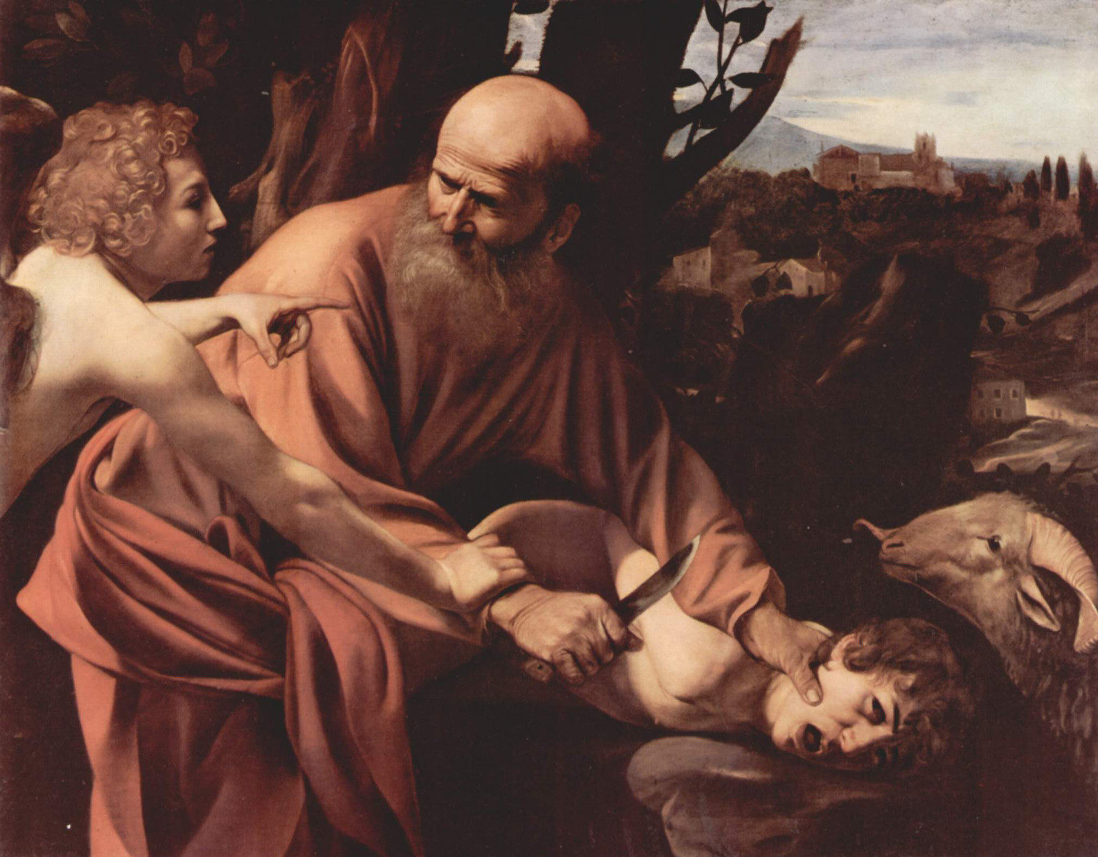 Il Sacrificio di Isacco di Caravaggio