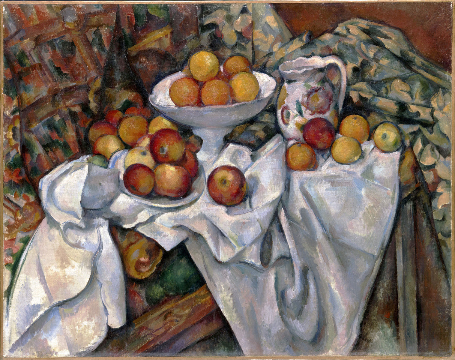 Mele e arance di Paul Cézanne