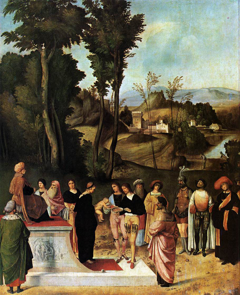 La prova di Mosè di Giorgione