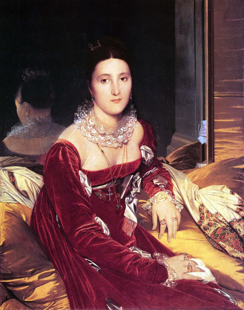 Ritratto di Madame Senonnes di Jean-Auguste-Dominique Ingres