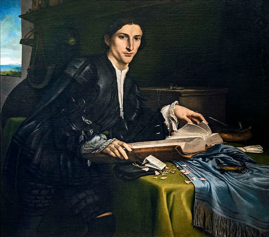 Giovane che legge di Lorenzo Lotto