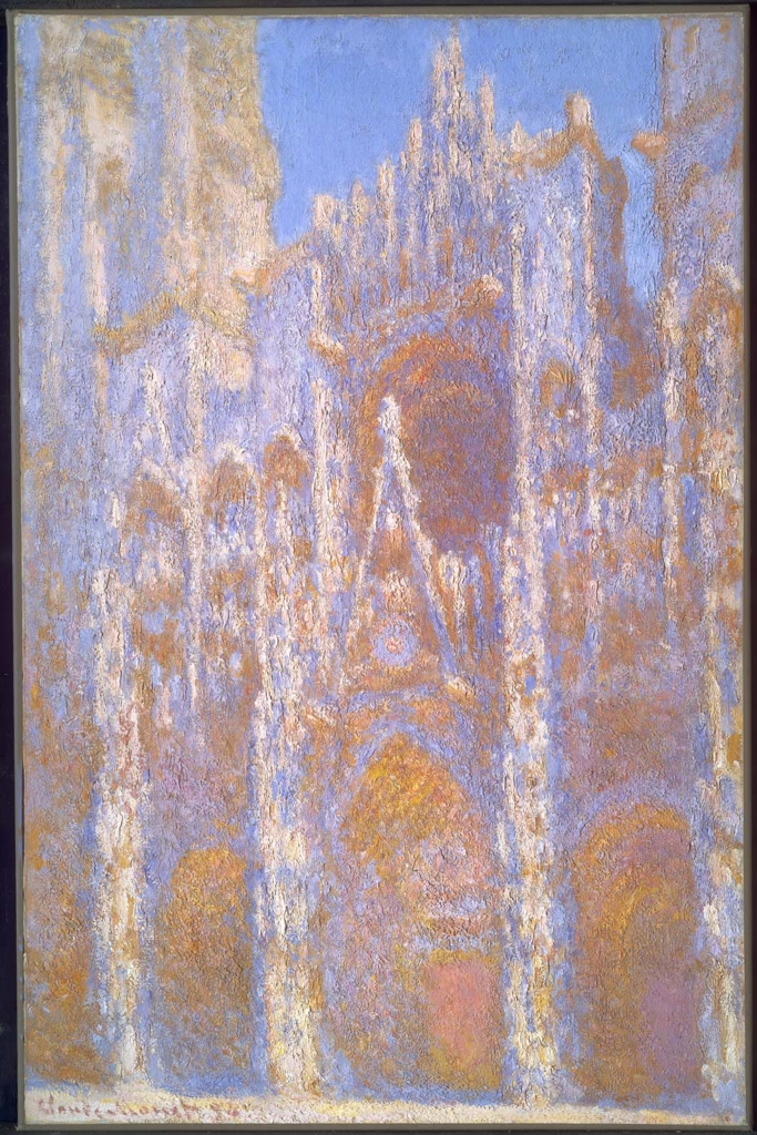 La cattedrale di Rouen effetto mattina di Claude Monet