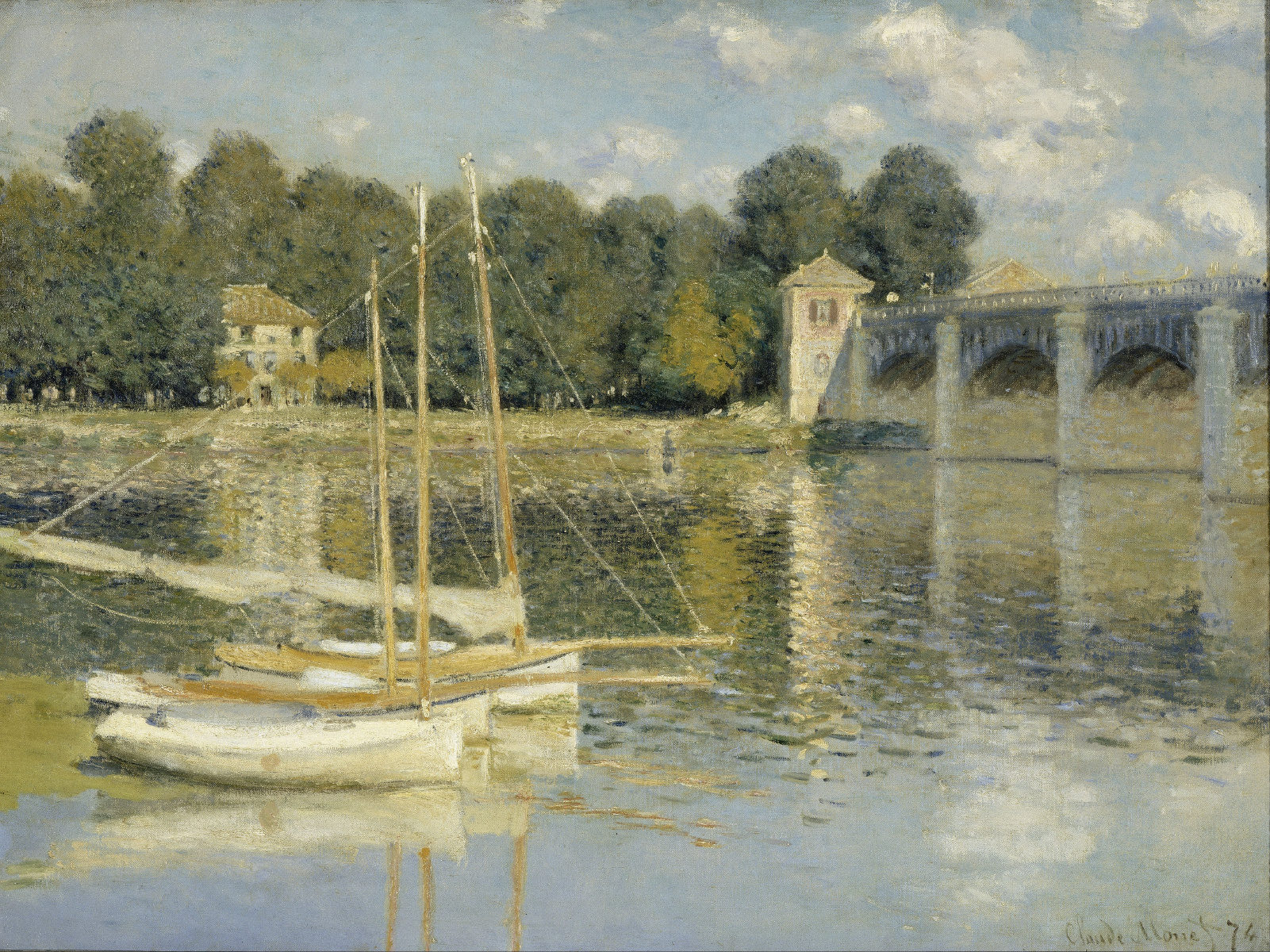 Il ponte di Argenteuil di Claude Monet