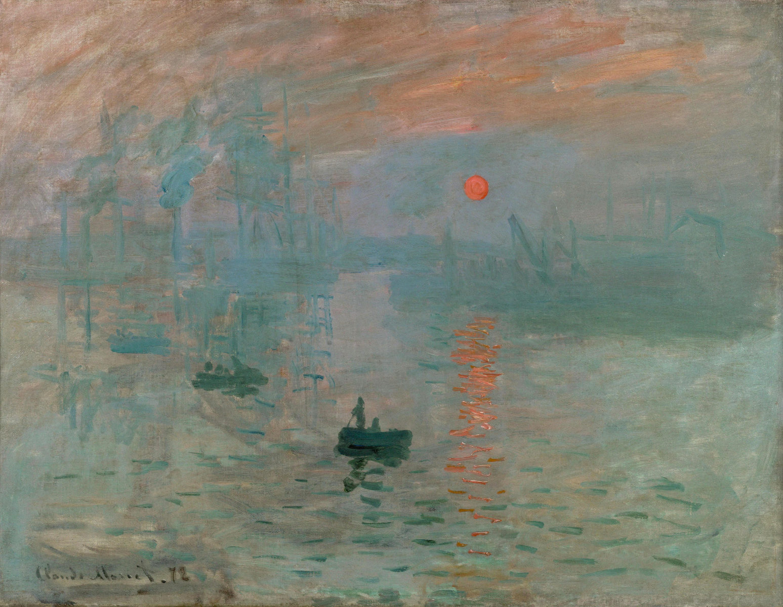 Impressione sole nascente di Claude Monet