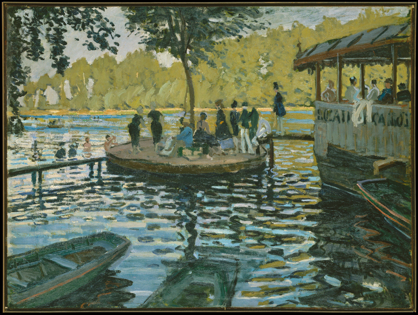 La Grenouillère di Claude Monet