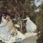 Donne in giardino di Claude Monet