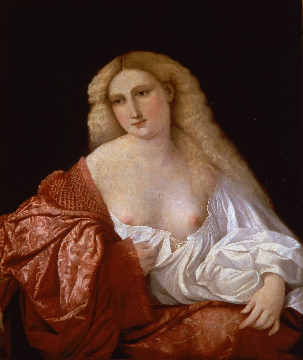 Ritratto di donna o La Cortigiana di Palma il Vecchio