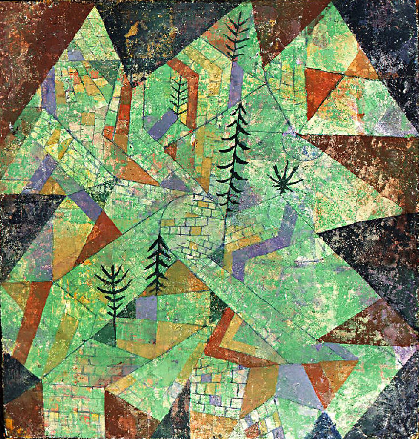 Wald Bau di Paul Klee