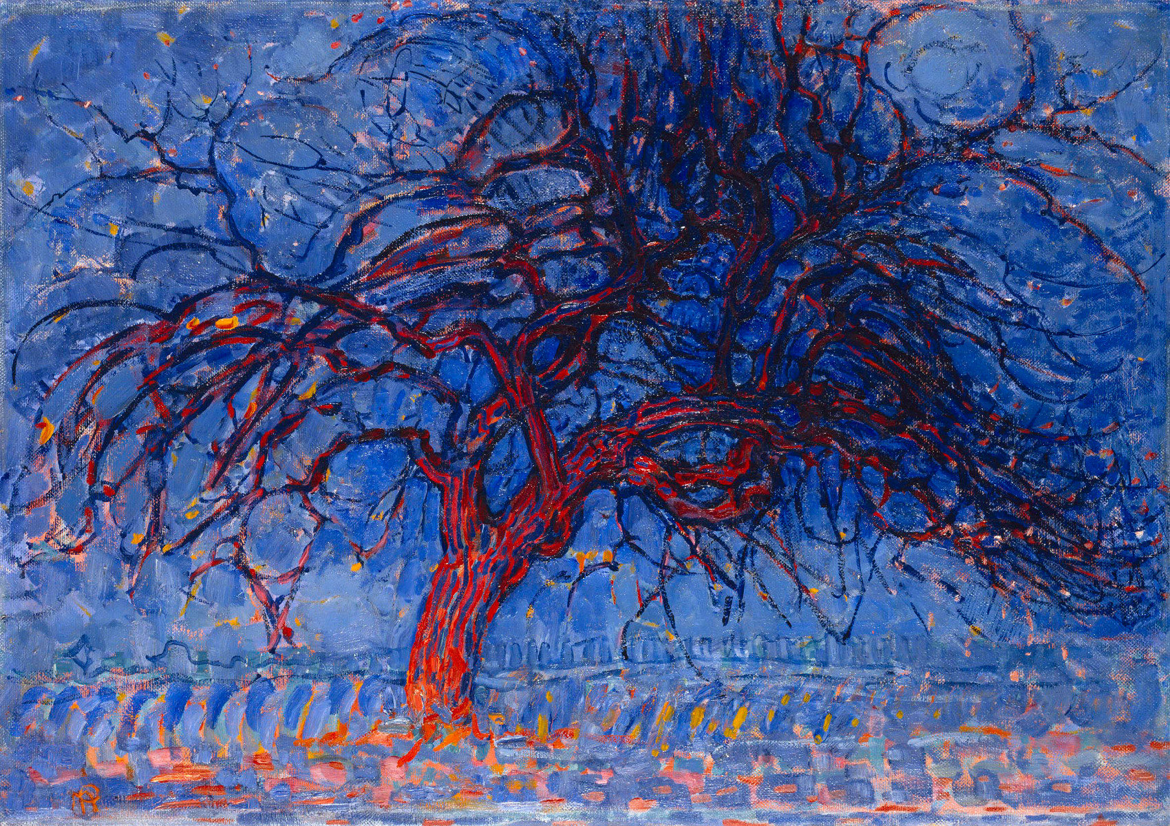 Albero rosso di Piet Mondrian