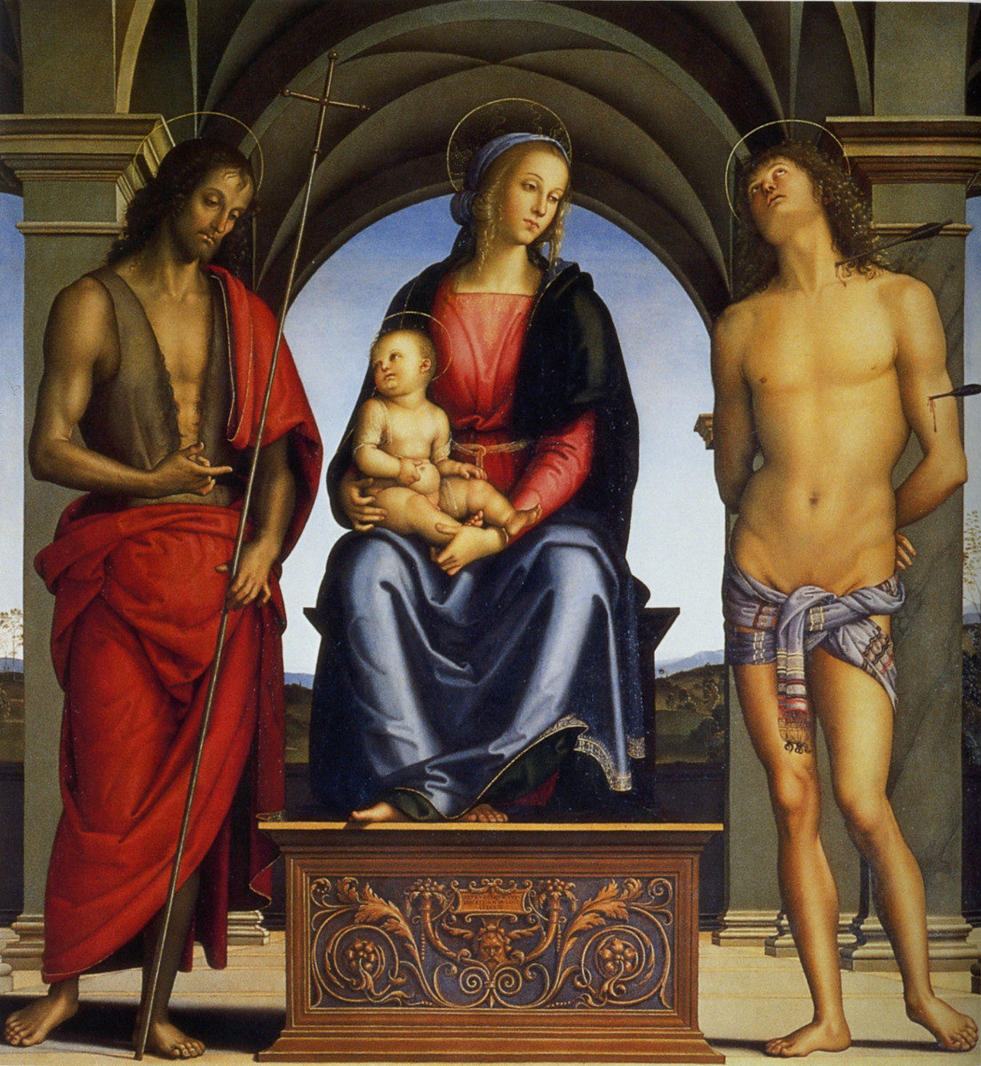 La Sacra Conversazione di Pietro Perugino