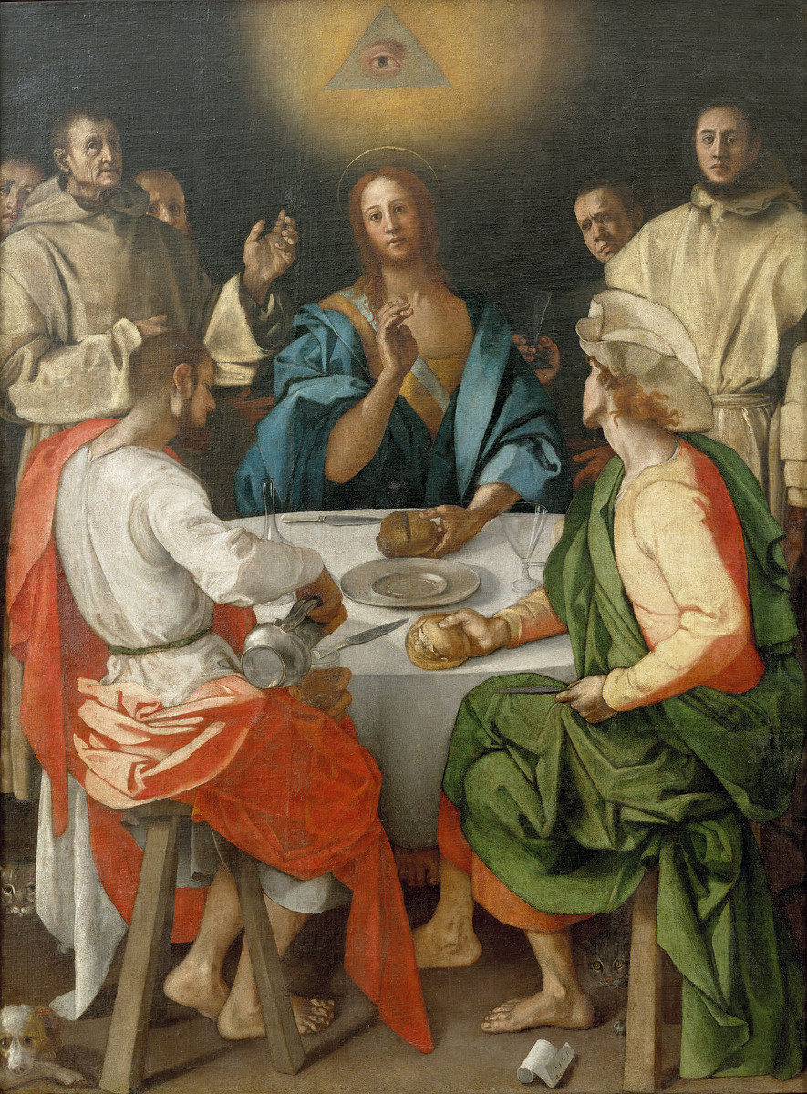 La cena di Emmaus di Jacopo Pontormo