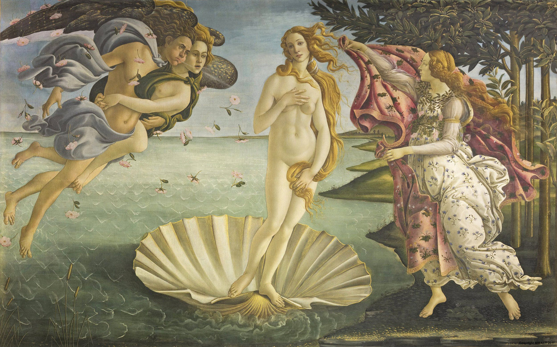 La Nascita di Venere di Sandro Botticelli