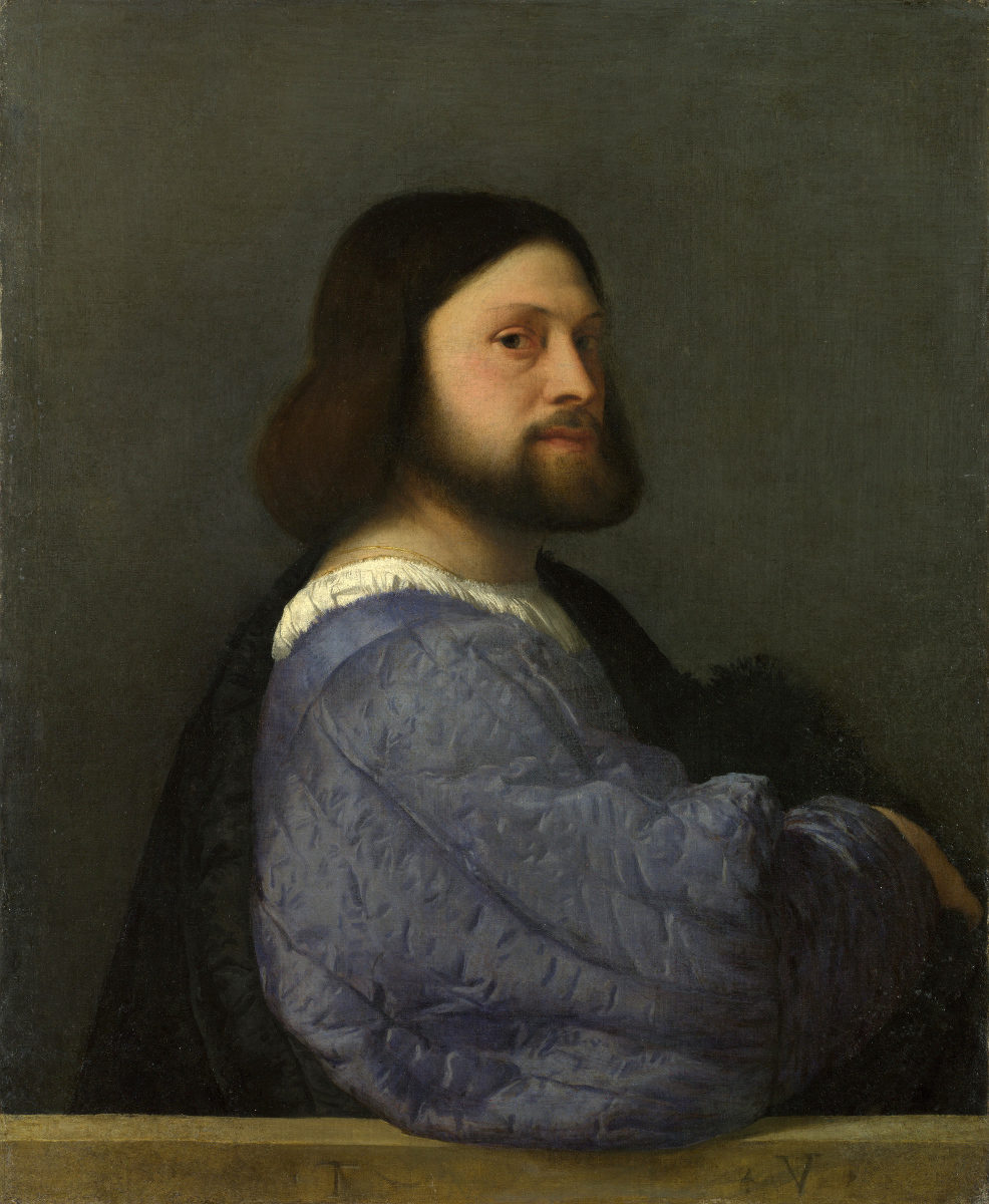Ritratto d’uomo detto l’Ariosto di Tiziano Vecellio