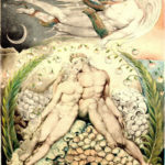 Satana guarda le effusioni di Adamo ed Eva di William Blake