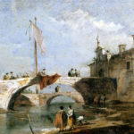 Capriccio con ponte su un canale di Francesco Guardi