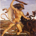 Ercole abbatte l&rsquo;Idra di&nbsp;Antonio del Pollaiolo