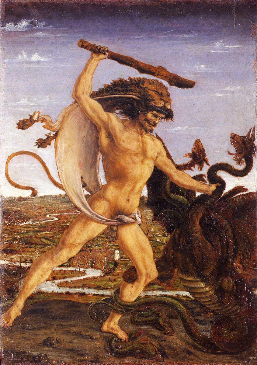 Ercole abbatte l’Idra di Antonio del Pollaiolo