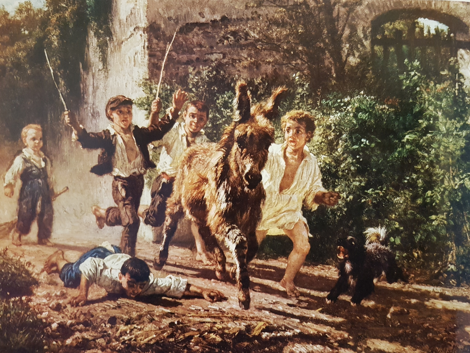 Monelli di strada di Filippo Palizzi