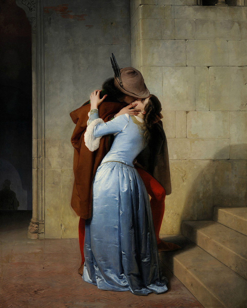 Il Bacio Episodio della giovinezza di Francesco Hayez