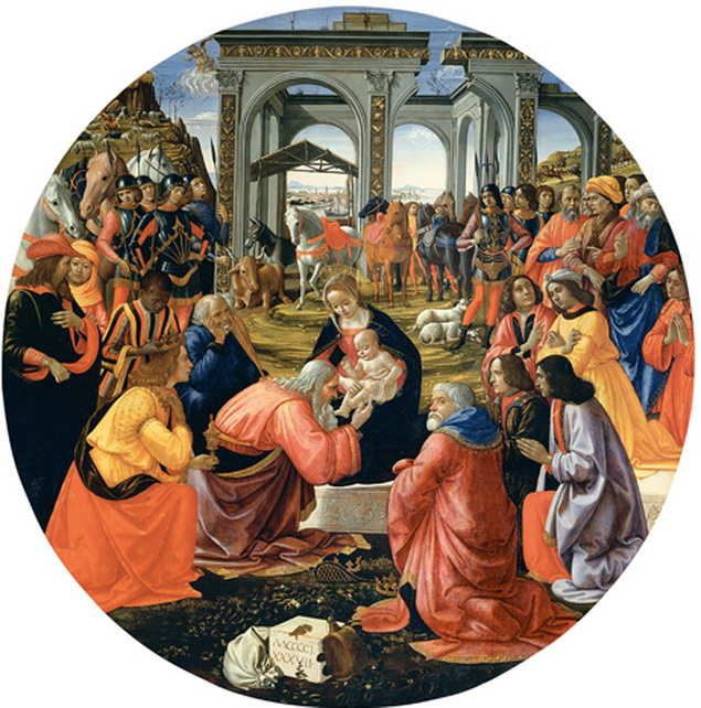Adorazione dei Magi Tornabuoni di Domenico Ghirlandaio