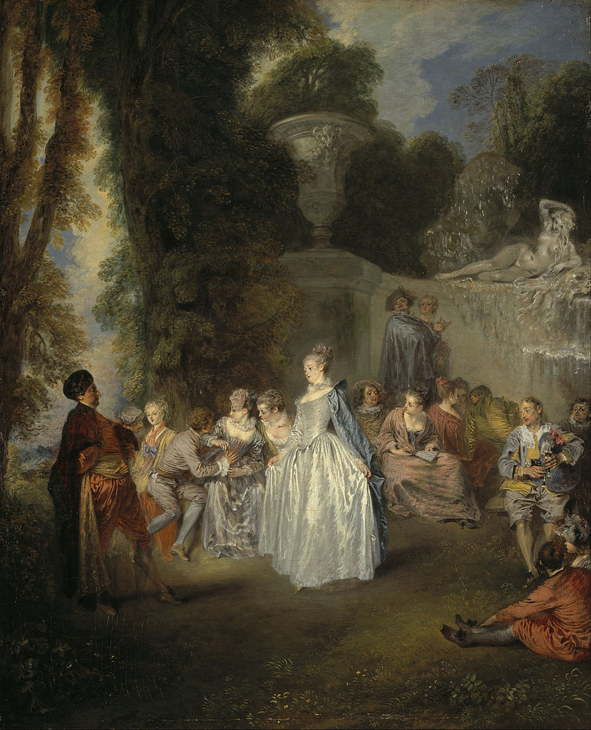 Ballo campestre di Jean-Antoine Watteau