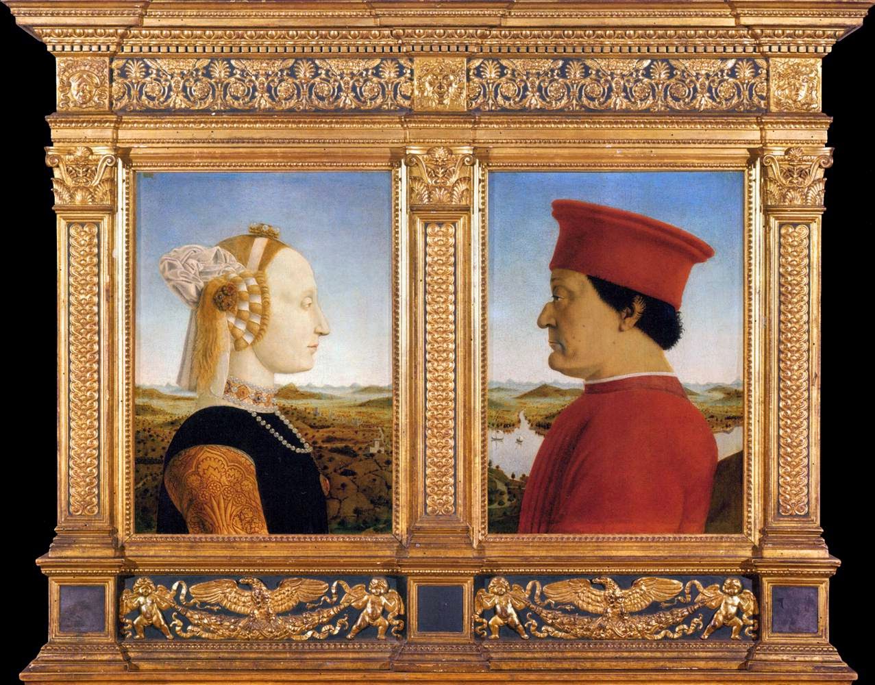 Dittico trionfale di Piero della Francesca