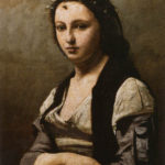 Giovane donna con perla di Camille Corot
