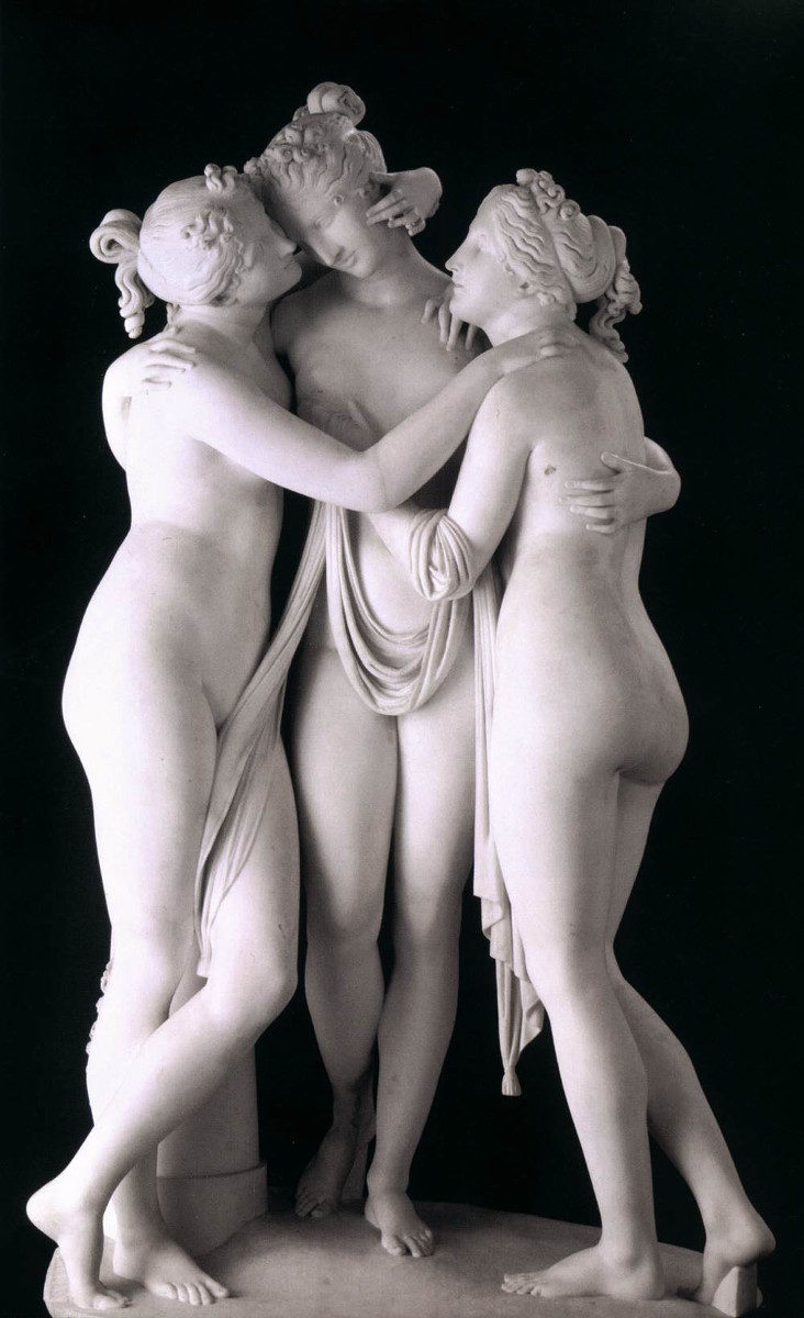 Le tre Grazie di Antonio Canova