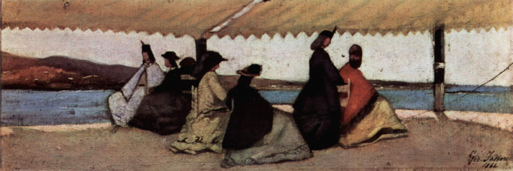 La Rotonda dei bagni Palmieri di Giovanni Fattori