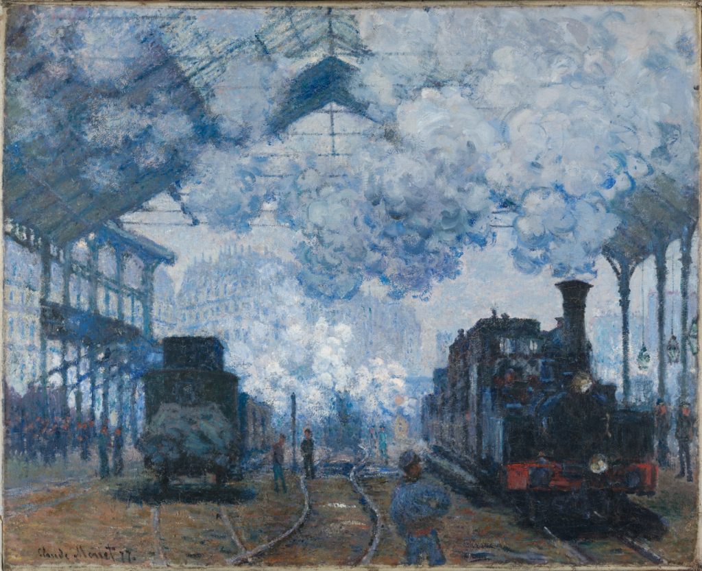 La stazione di Saint-Lazare di Claude Monet del Fogg Museum