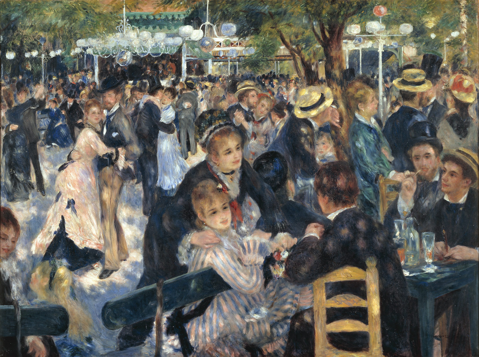 Ballo al Moulin de la Galette di Pierre-Auguste Renoir