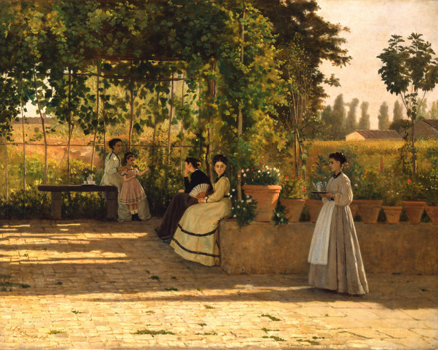 Il pergolato di Silvestro Lega