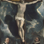 Cristo crocifisso con due donatori di El Greco
