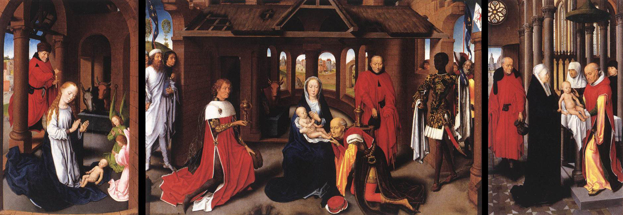 L'adorazione dei Magi di Hans Memling