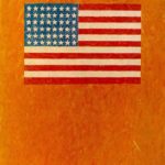Flag on Orange Field di Jasper Johns