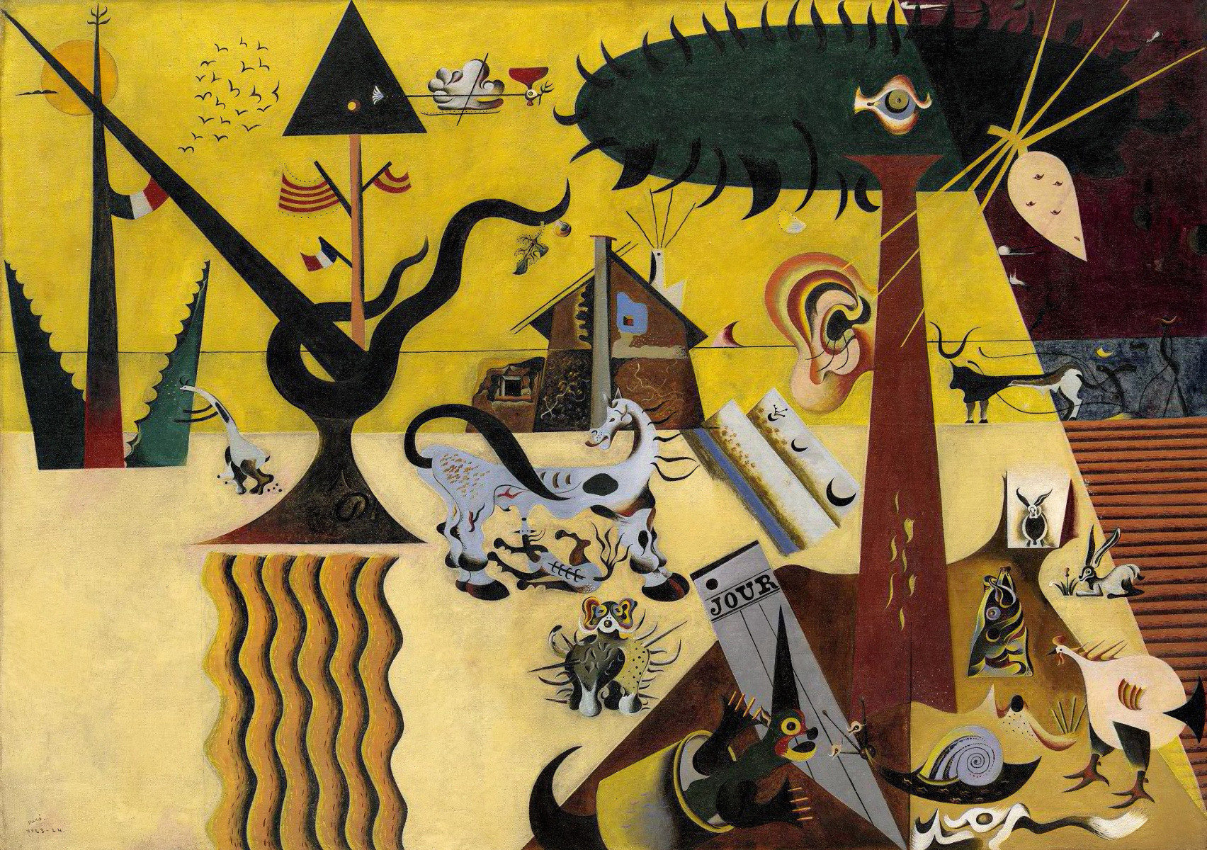 La Terra Arata Di Joan Miro Ado Analisi Dell Opera