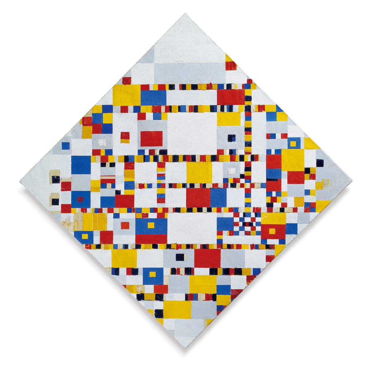 Victory Boogie Woogie di Piet Mondrian