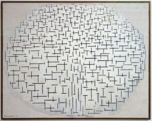 Composizione n&deg;10 (molo e oceano) (Pier and Ocean) di Piet Mondrian