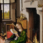 Santa Barbara leggente di Robert Campin