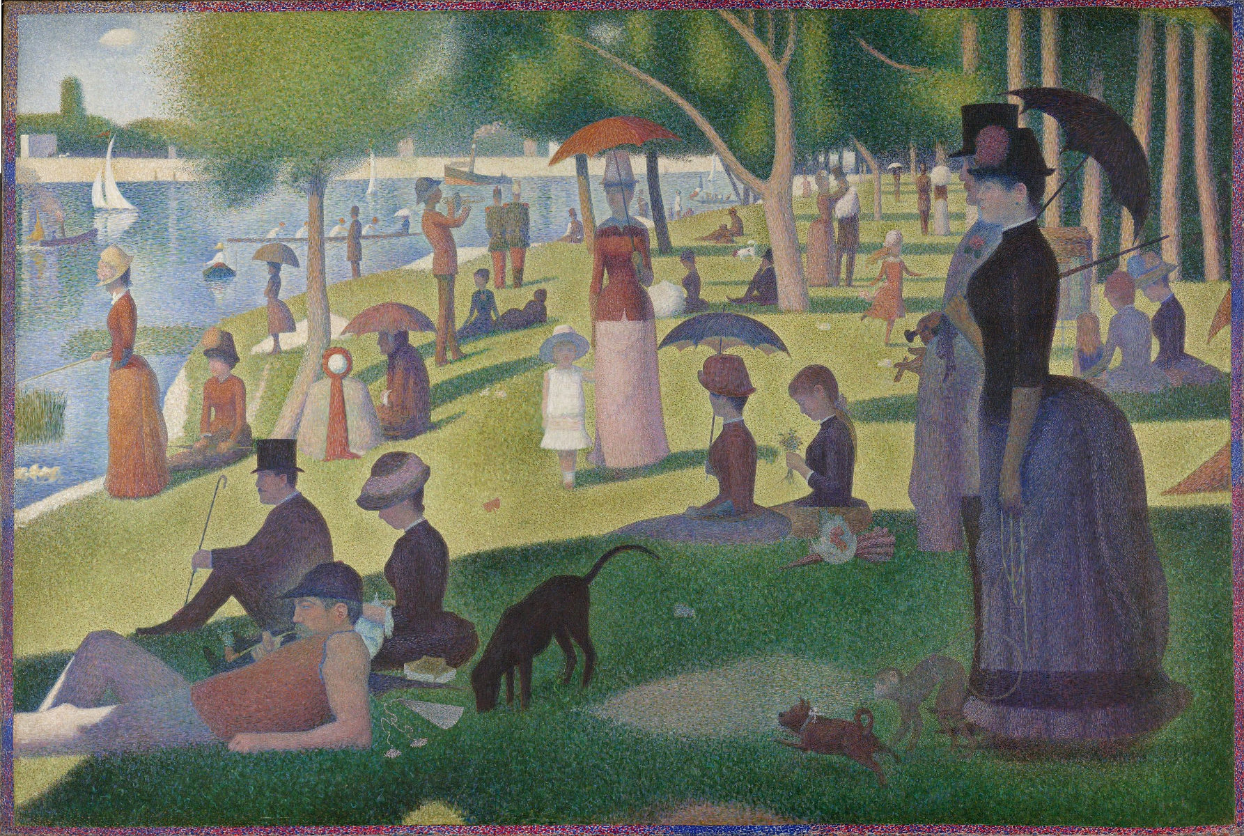 Una domenica pomeriggio all isola della Grande Jatte di Georges Seurat