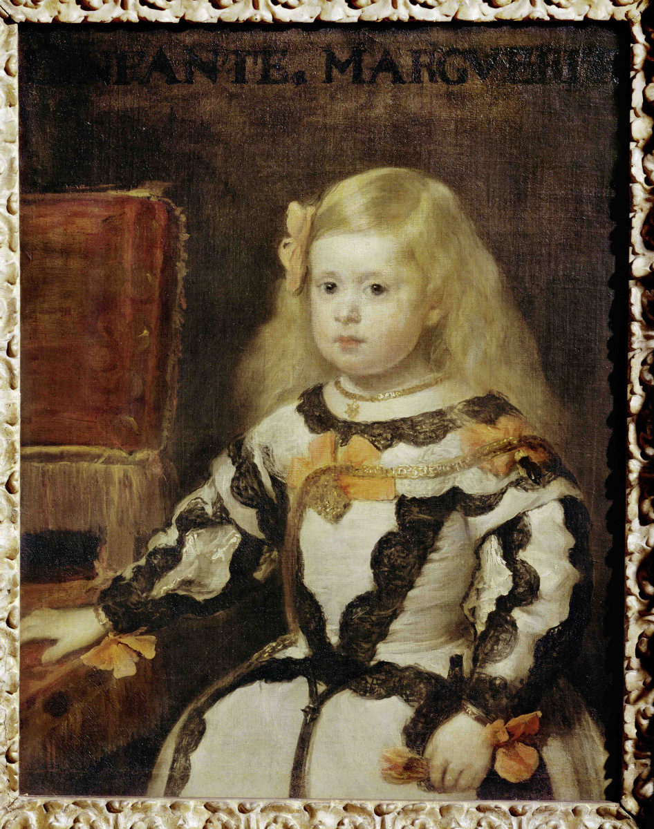 L'infanta Margarita di Diego Rodriguez De Silva is Velasquez