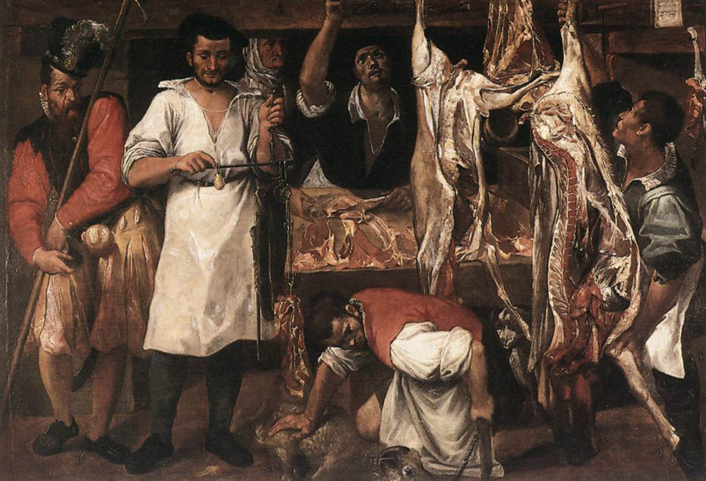 Bottega del Macellaio o Grande Macelleria di Annibale Carracci